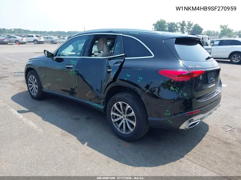 2025 Mercedes-Benz Glc 300 4Matic Suv VIN: W1NKM4HB9SF270959 Lot: 45661295