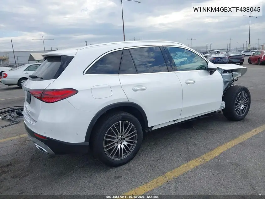 2026 Mercedes-Benz Glc 300 Suv VIN: W1NKM4GBXTF438045 Lot: 45557311