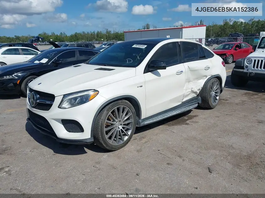 2019 Mercedes-Benz Amg Gle 43 Coupe 4Matic VIN: 4JGED6EB5KA152386 Lot: 45362494