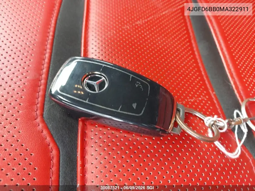 2021 Mercedes-Benz Gle Coupe Amg 53 4Matic VIN: 4JGFD6BB0MA322911 Lot: 30087521