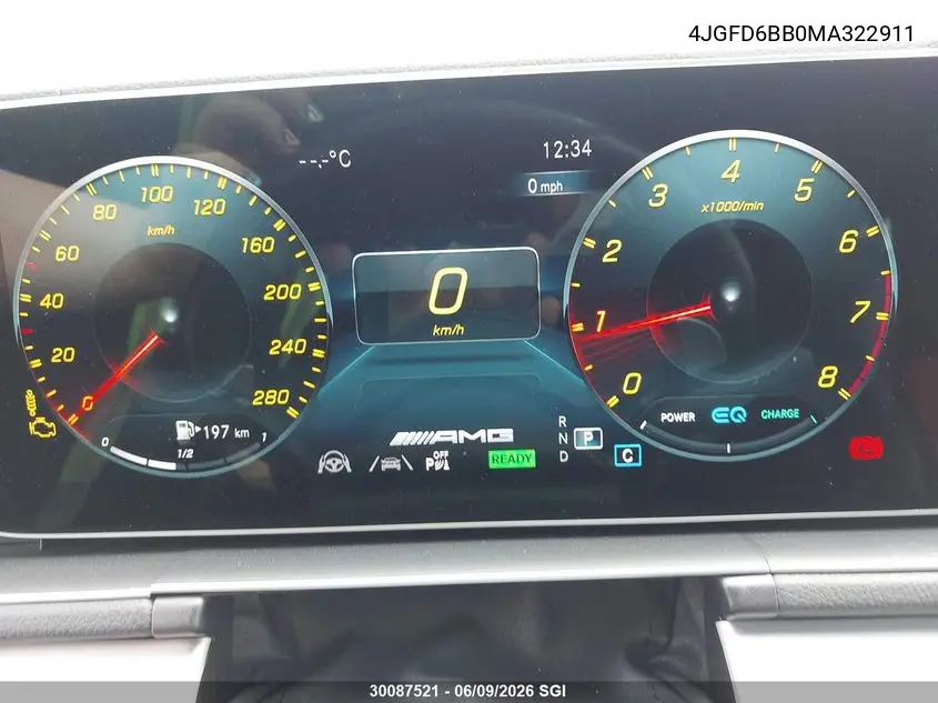2021 Mercedes-Benz Gle Coupe Amg 53 4Matic VIN: 4JGFD6BB0MA322911 Lot: 30087521