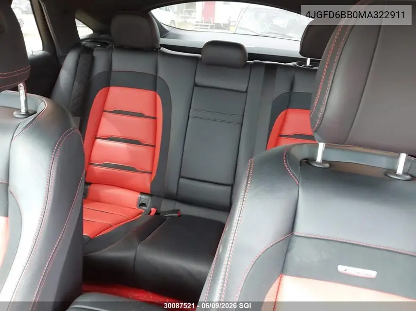 2021 Mercedes-Benz Gle Coupe Amg 53 4Matic VIN: 4JGFD6BB0MA322911 Lot: 30087521
