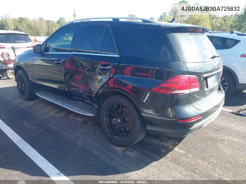 4JGDA5JB3GA725832 2016 Mercedes-Benz Gle 350