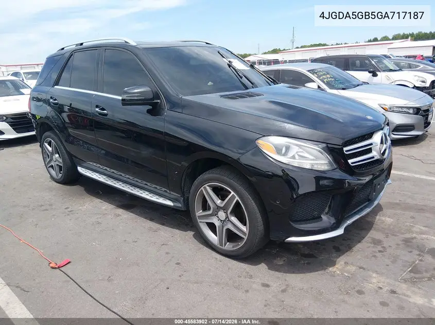 2016 Mercedes-Benz Gle 400 4Matic VIN: 4JGDA5GB5GA717187 Lot: 45583902