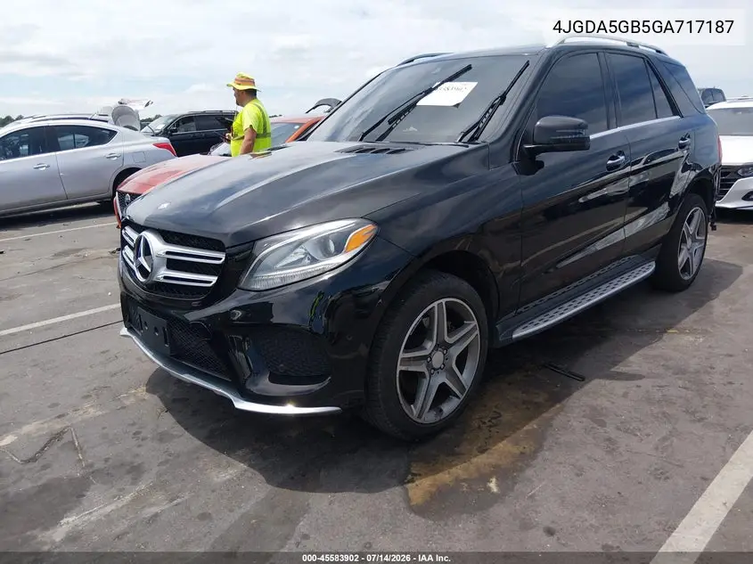2016 Mercedes-Benz Gle 400 4Matic VIN: 4JGDA5GB5GA717187 Lot: 45583902