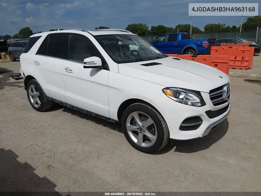 2017 Mercedes-Benz Gle 350 4Matic VIN: 4JGDA5HB3HA963168 Lot: 45426982