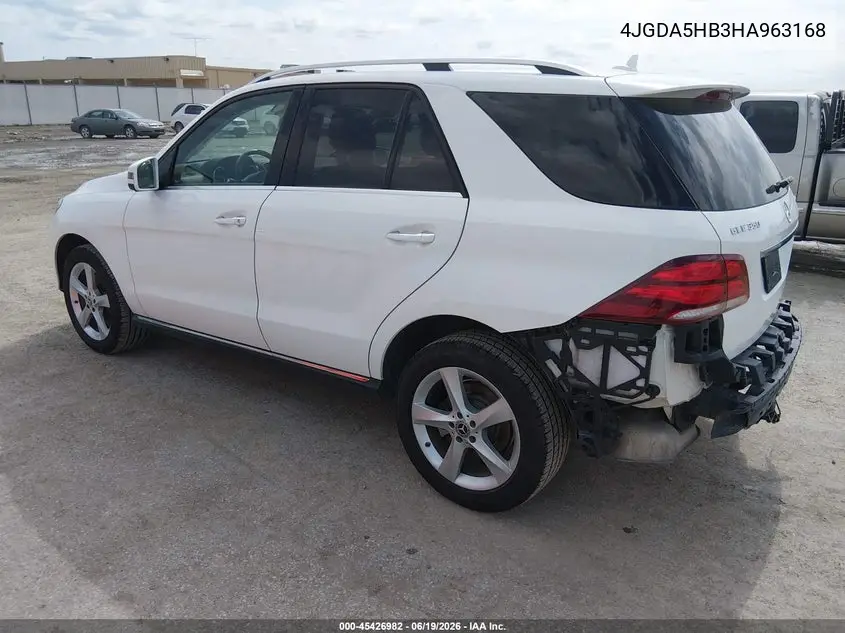 2017 Mercedes-Benz Gle 350 4Matic VIN: 4JGDA5HB3HA963168 Lot: 45426982