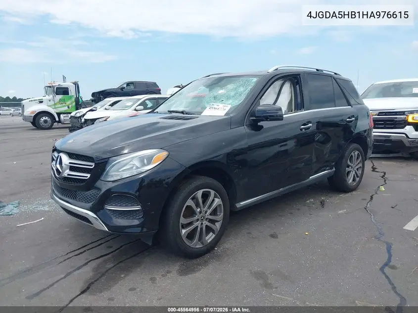 2017 Mercedes-Benz Gle 350 4Matic VIN: 4JGDA5HB1HA976615 Lot: 45564956
