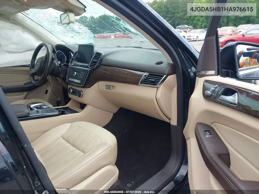 2017 Mercedes-Benz Gle 350 4Matic VIN: 4JGDA5HB1HA976615 Lot: 45564956