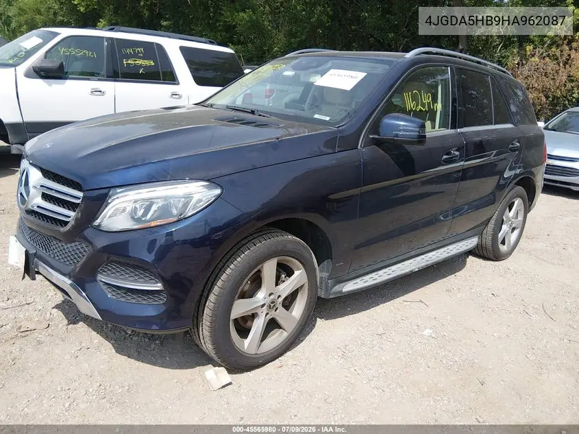 2017 Mercedes-Benz Gle 350 4Matic VIN: 4JGDA5HB9HA962087 Lot: 45565980
