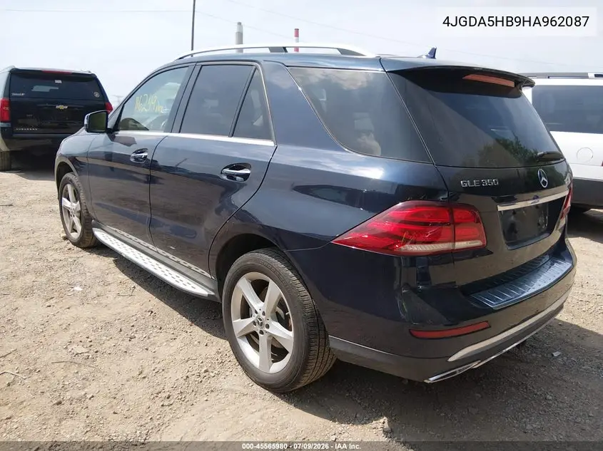 2017 Mercedes-Benz Gle 350 4Matic VIN: 4JGDA5HB9HA962087 Lot: 45565980
