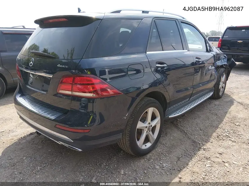 2017 Mercedes-Benz Gle 350 4Matic VIN: 4JGDA5HB9HA962087 Lot: 45565980