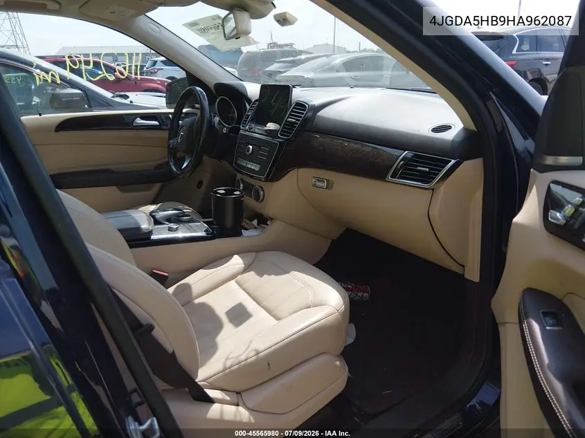2017 Mercedes-Benz Gle 350 4Matic VIN: 4JGDA5HB9HA962087 Lot: 45565980