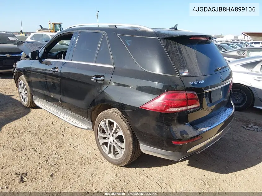 2017 Mercedes-Benz Gle 350 VIN: 4JGDA5JB8HA899106 Lot: 45573319