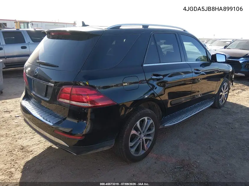 2017 Mercedes-Benz Gle 350 VIN: 4JGDA5JB8HA899106 Lot: 45573319