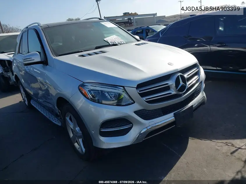 2017 Mercedes-Benz Gle 350 VIN: 4JGDA5JB5HA903399 Lot: 45574369