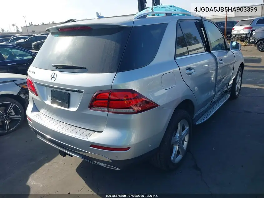2017 Mercedes-Benz Gle 350 VIN: 4JGDA5JB5HA903399 Lot: 45574369