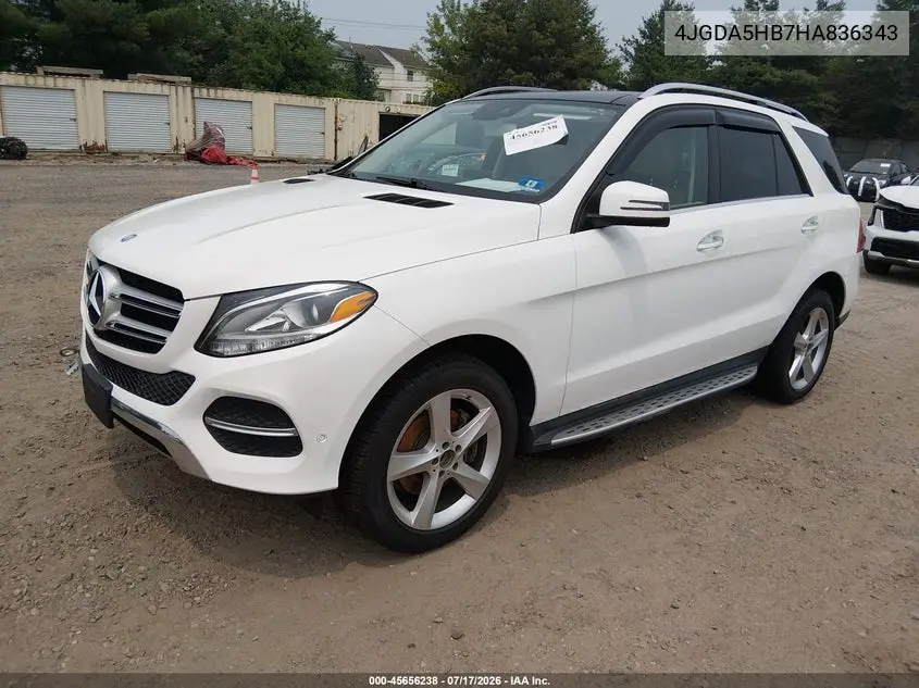 2017 Mercedes-Benz Gle 350 4Matic VIN: 4JGDA5HB7HA836343 Lot: 45656238