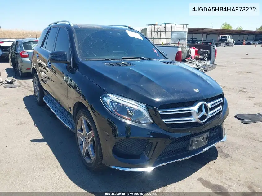 2017 Mercedes-Benz Gle 350 4Matic VIN: 4JGDA5HB4HA973272 Lot: 45662493