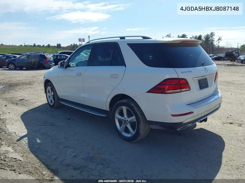 4JGDA5HBXJB087148 2018 Mercedes-Benz Gle 350 4Matic