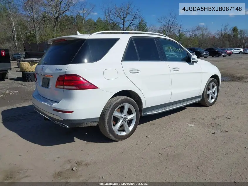 4JGDA5HBXJB087148 2018 Mercedes-Benz Gle 350 4Matic