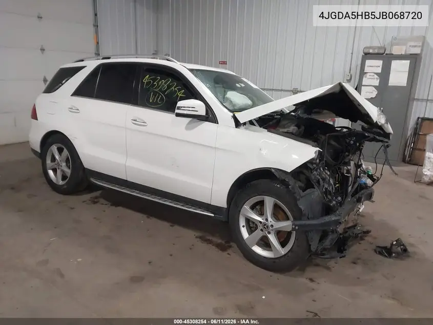 2018 Mercedes-Benz Gle 350 4Matic VIN: 4JGDA5HB5JB068720 Lot: 45308254