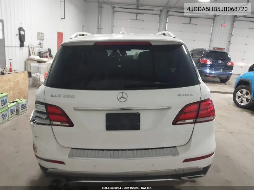 2018 Mercedes-Benz Gle 350 4Matic VIN: 4JGDA5HB5JB068720 Lot: 45308254