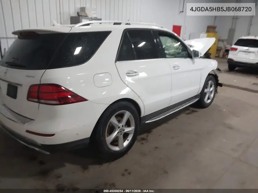 2018 Mercedes-Benz Gle 350 4Matic VIN: 4JGDA5HB5JB068720 Lot: 45308254