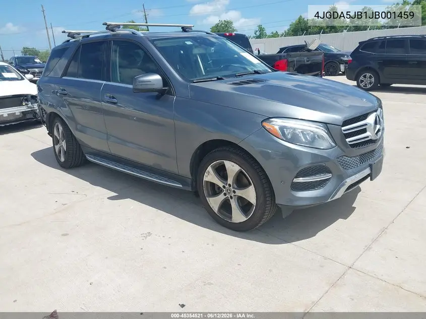 2018 Mercedes-Benz Gle 350 VIN: 4JGDA5JB1JB001459 Lot: 45354521