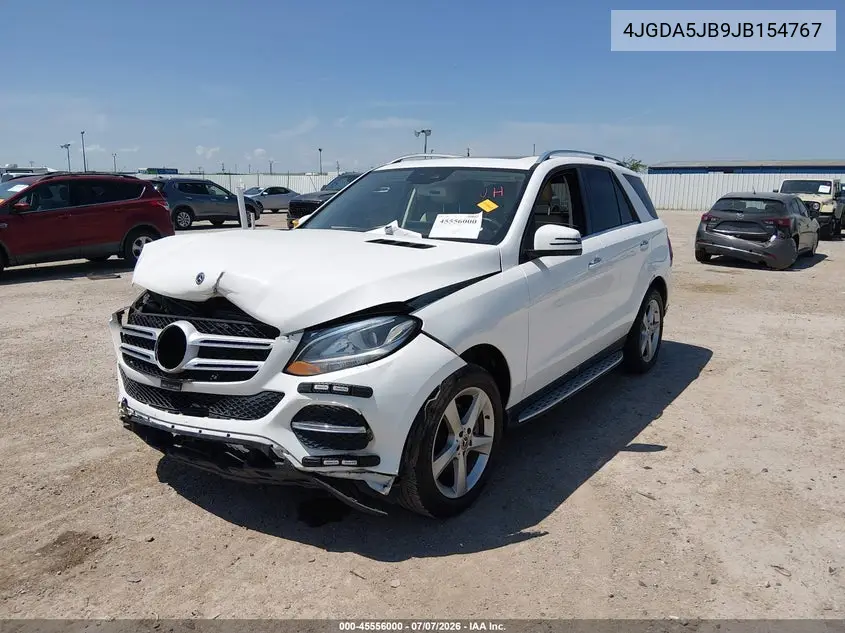 2018 Mercedes-Benz Gle 350 VIN: 4JGDA5JB9JB154767 Lot: 45556000