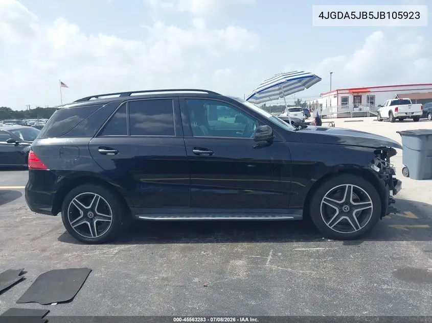 2018 Mercedes-Benz Gle 350 VIN: 4JGDA5JB5JB105923 Lot: 45563283