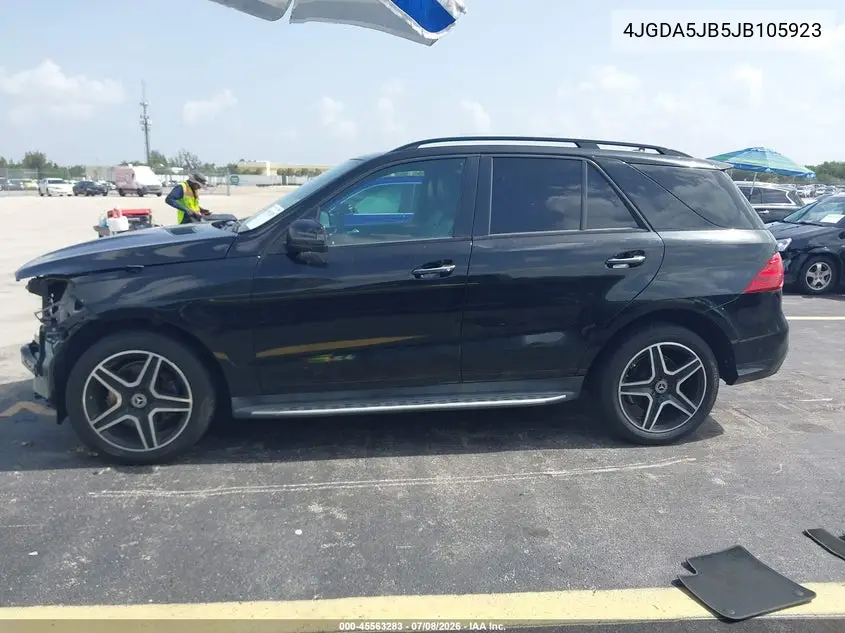 2018 Mercedes-Benz Gle 350 VIN: 4JGDA5JB5JB105923 Lot: 45563283