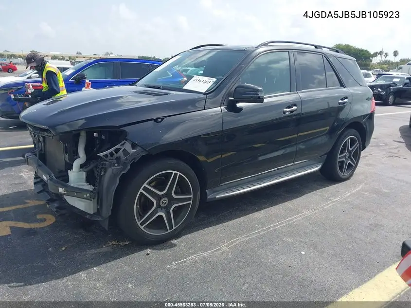 2018 Mercedes-Benz Gle 350 VIN: 4JGDA5JB5JB105923 Lot: 45563283