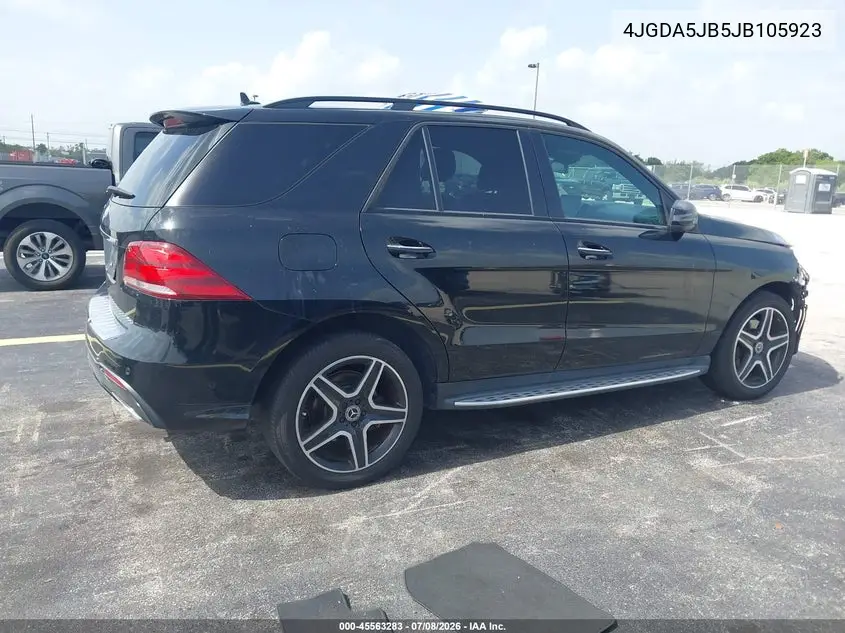 2018 Mercedes-Benz Gle 350 VIN: 4JGDA5JB5JB105923 Lot: 45563283