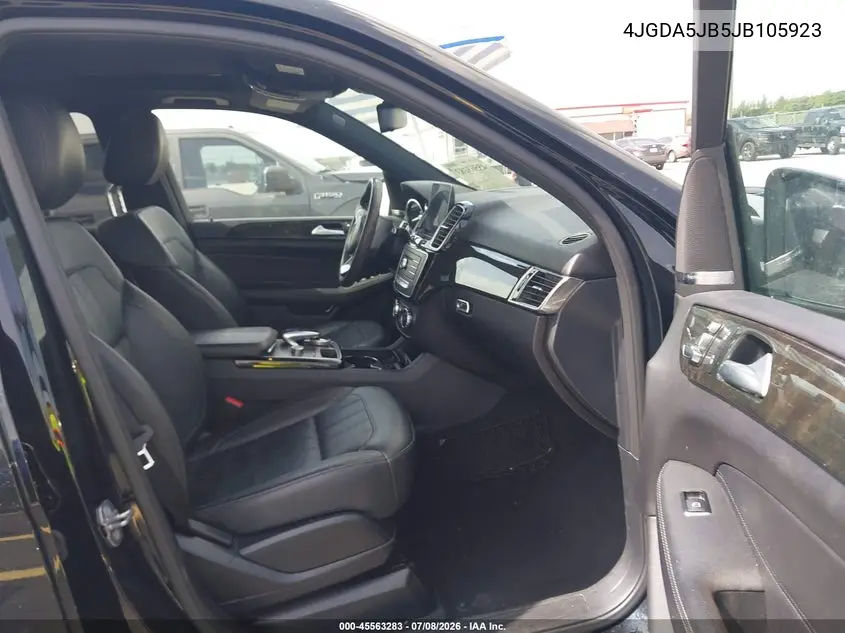 2018 Mercedes-Benz Gle 350 VIN: 4JGDA5JB5JB105923 Lot: 45563283