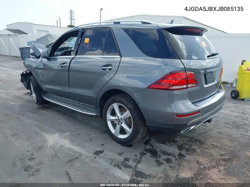 2018 Mercedes-Benz Gle 350 VIN: 4JGDA5JBXJB085135 Lot: 45606180