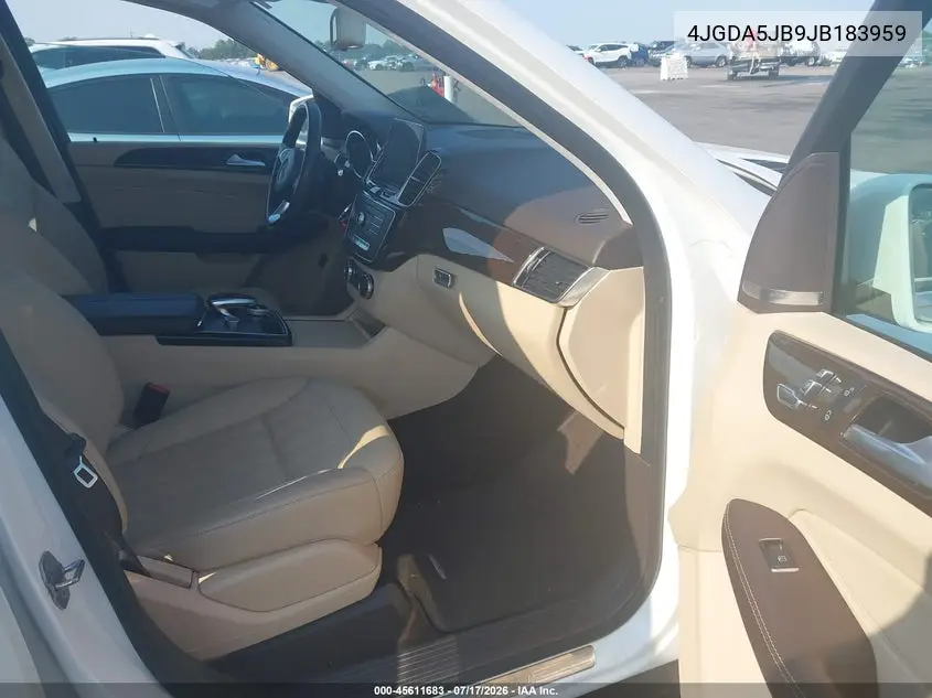 2018 Mercedes-Benz Gle 350 VIN: 4JGDA5JB9JB183959 Lot: 45611683