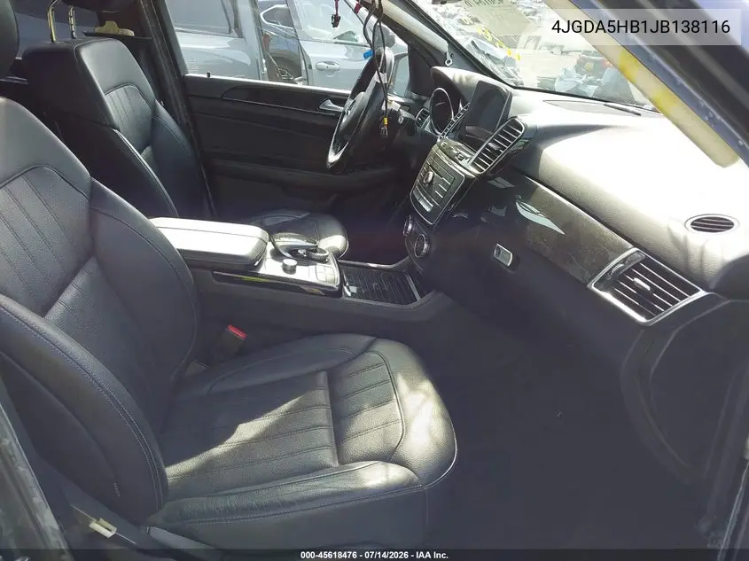 2018 Mercedes-Benz Gle 350 4Matic VIN: 4JGDA5HB1JB138116 Lot: 45618476