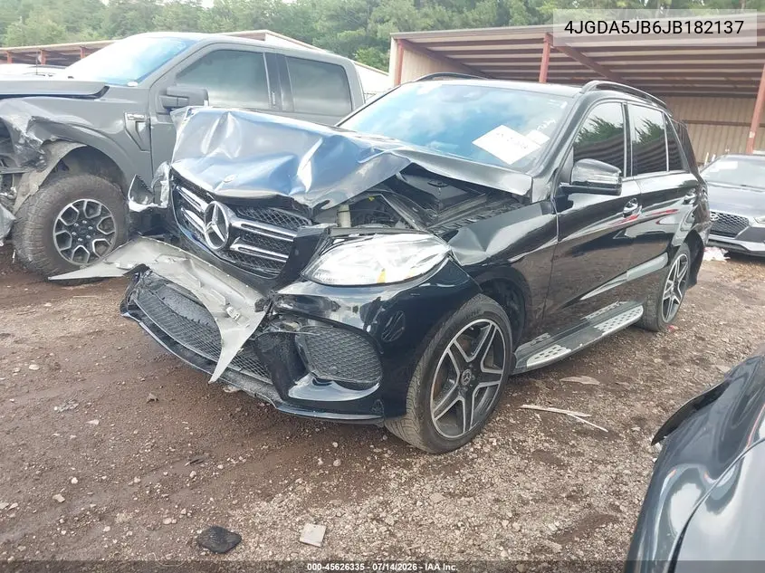 2018 Mercedes-Benz Gle 350 VIN: 4JGDA5JB6JB182137 Lot: 45626335
