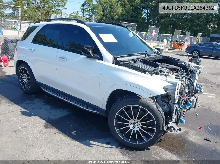 4JGFB5KB0LA264362 2020 Mercedes-Benz Gle 450 4Matic