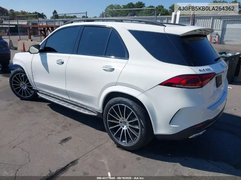 4JGFB5KB0LA264362 2020 Mercedes-Benz Gle 450 4Matic