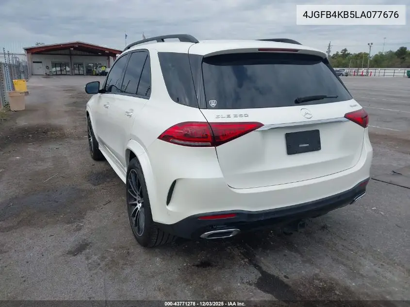 4JGFB4KB5LA077676 2020 Mercedes-Benz Gle 350 4Matic