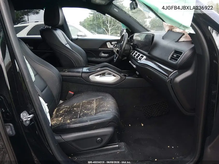2020 Mercedes-Benz Gle 350 VIN: 4JGFB4JBXLA236922 Lot: 45334315