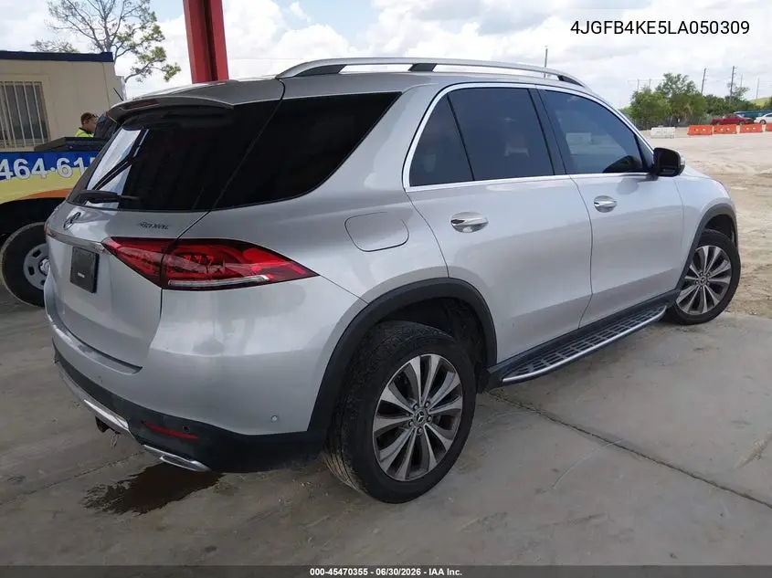 2020 Mercedes-Benz Gle 350 4Matic VIN: 4JGFB4KE5LA050309 Lot: 45470355