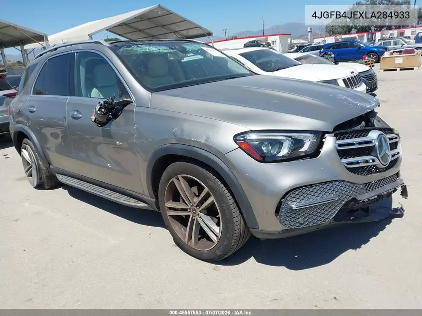 2020 Mercedes-Benz Gle 350 VIN: 4JGFB4JEXLA284933 Lot: 45557553