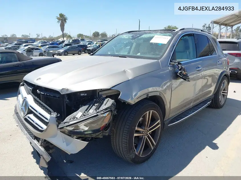 2020 Mercedes-Benz Gle 350 VIN: 4JGFB4JEXLA284933 Lot: 45557553
