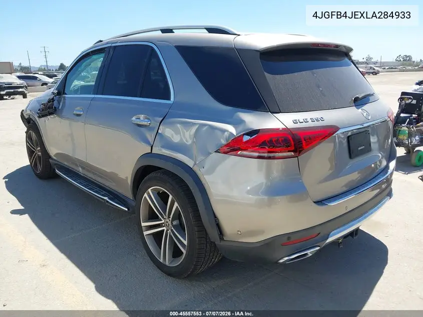 2020 Mercedes-Benz Gle 350 VIN: 4JGFB4JEXLA284933 Lot: 45557553