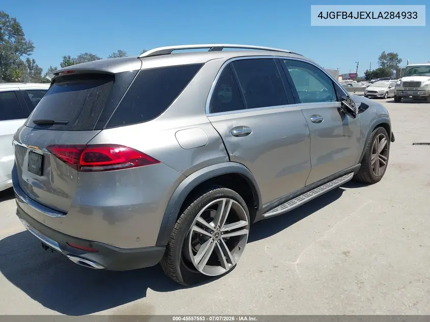 2020 Mercedes-Benz Gle 350 VIN: 4JGFB4JEXLA284933 Lot: 45557553