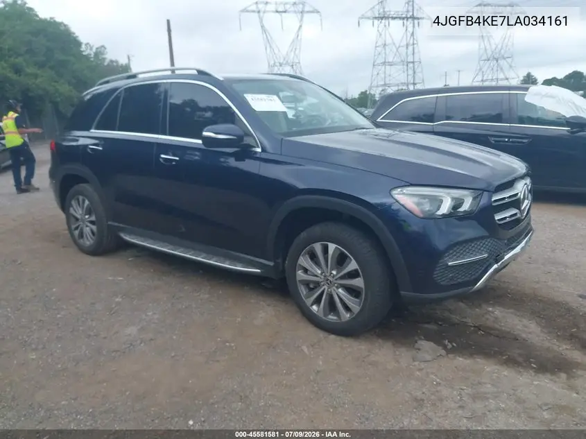 2020 Mercedes-Benz Gle 350 4Matic VIN: 4JGFB4KE7LA034161 Lot: 45581581
