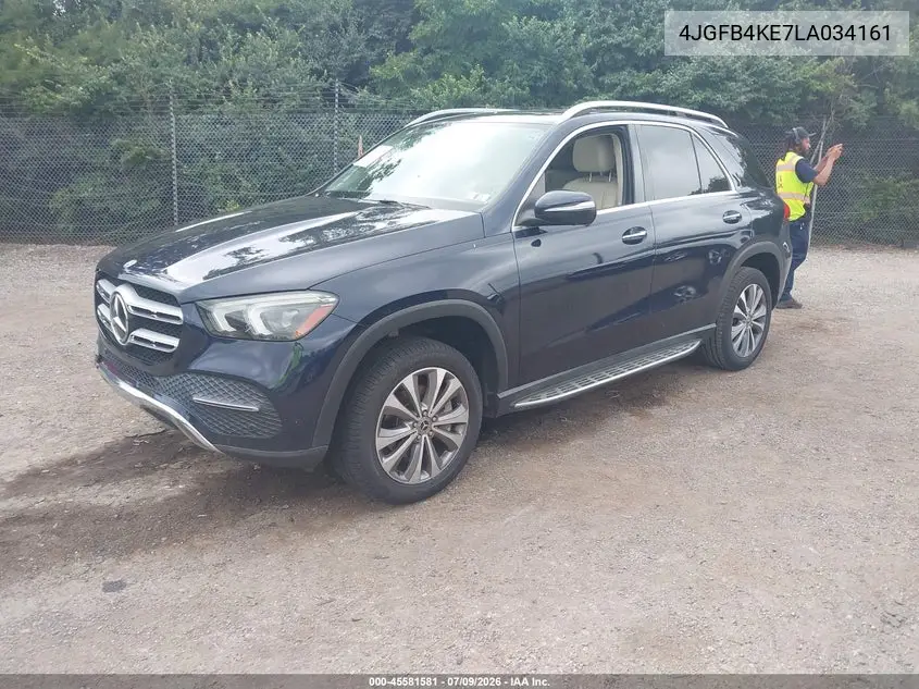 2020 Mercedes-Benz Gle 350 4Matic VIN: 4JGFB4KE7LA034161 Lot: 45581581